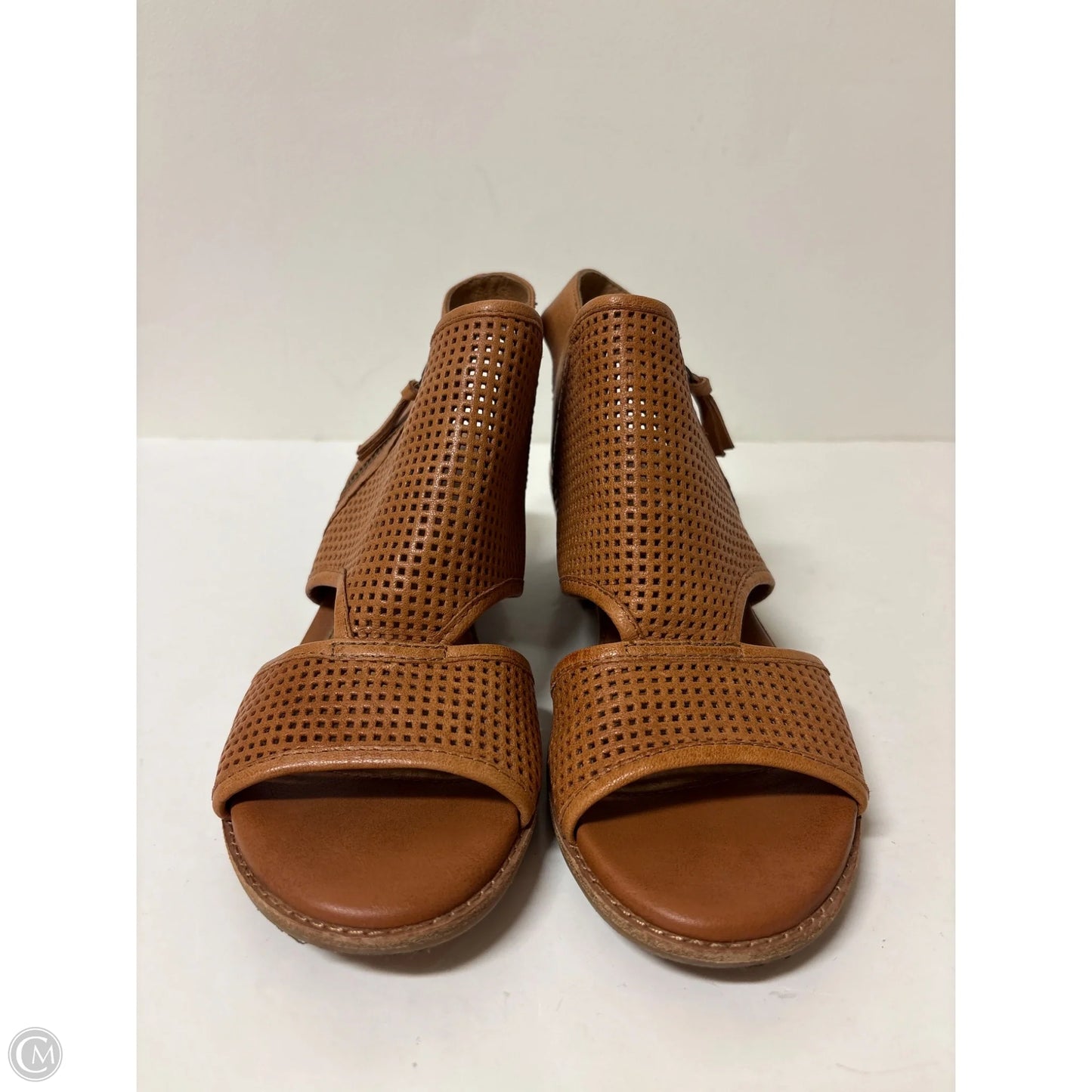 Sandals Heels Block By Sofft In Brown, Size: 9