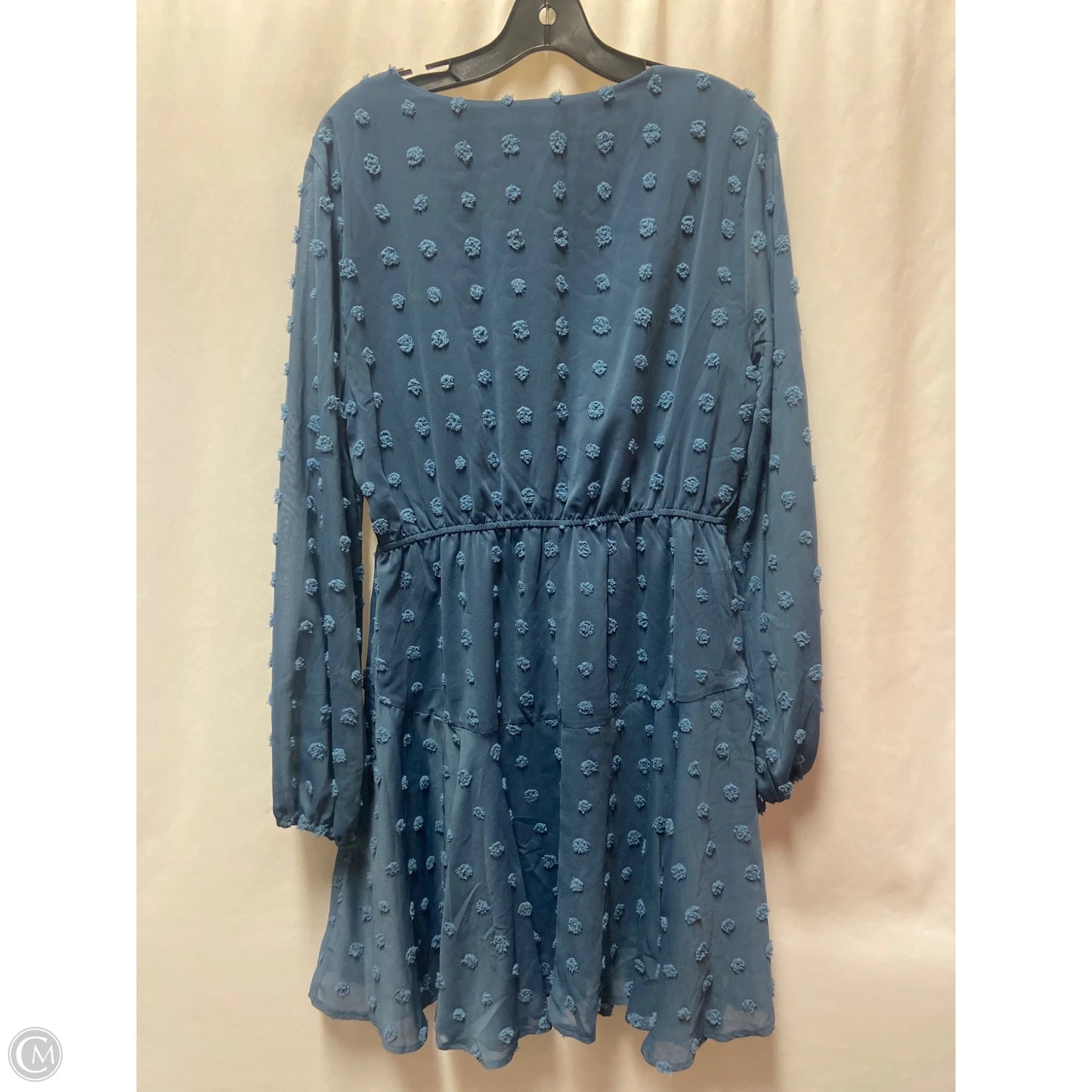 Dress Casual Midi By Kirundo In Blue, Size: L