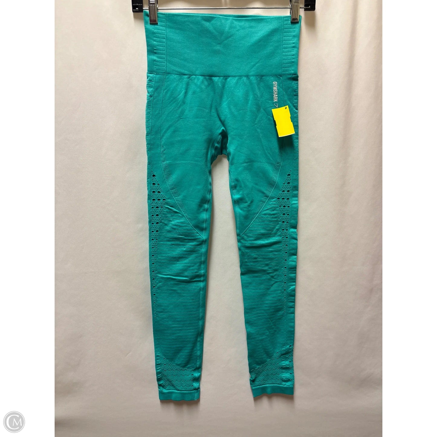 Athletic Leggings By Gym Shark In Teal, Size: S