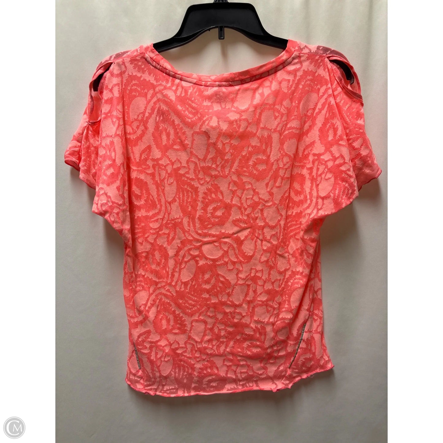 Top Short Sleeve By Adidas In Pink, Size: L