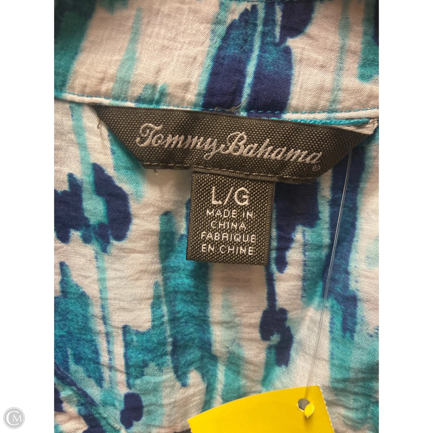 Dress Casual Midi By Tommy Bahama In Blue, Size: L