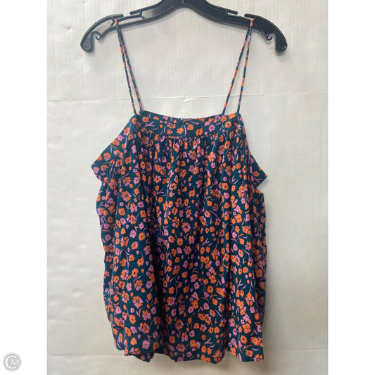 Top Sleeveless By Universal Thread In Blue, Size: Xl