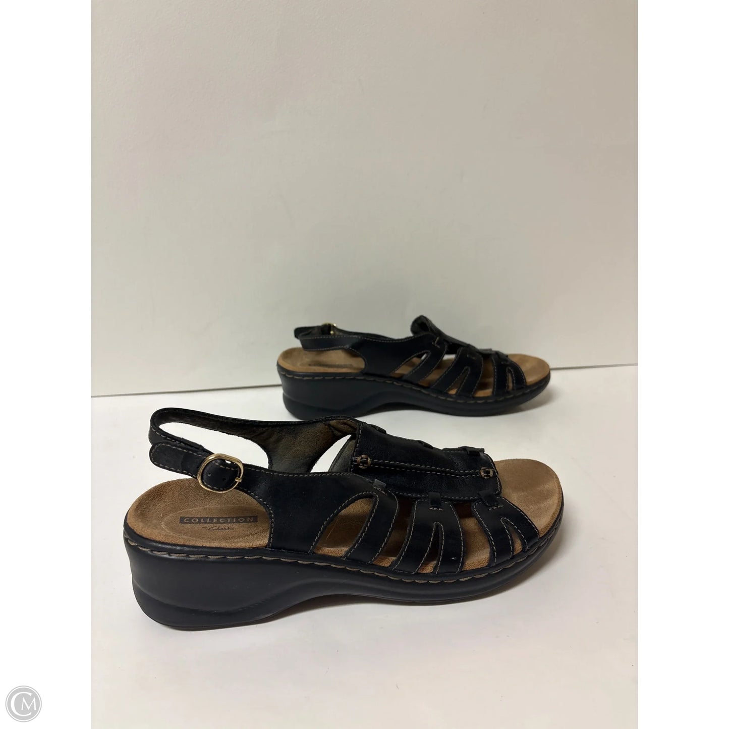 Shoes Heels Block By Clarks In Black, Size: 9