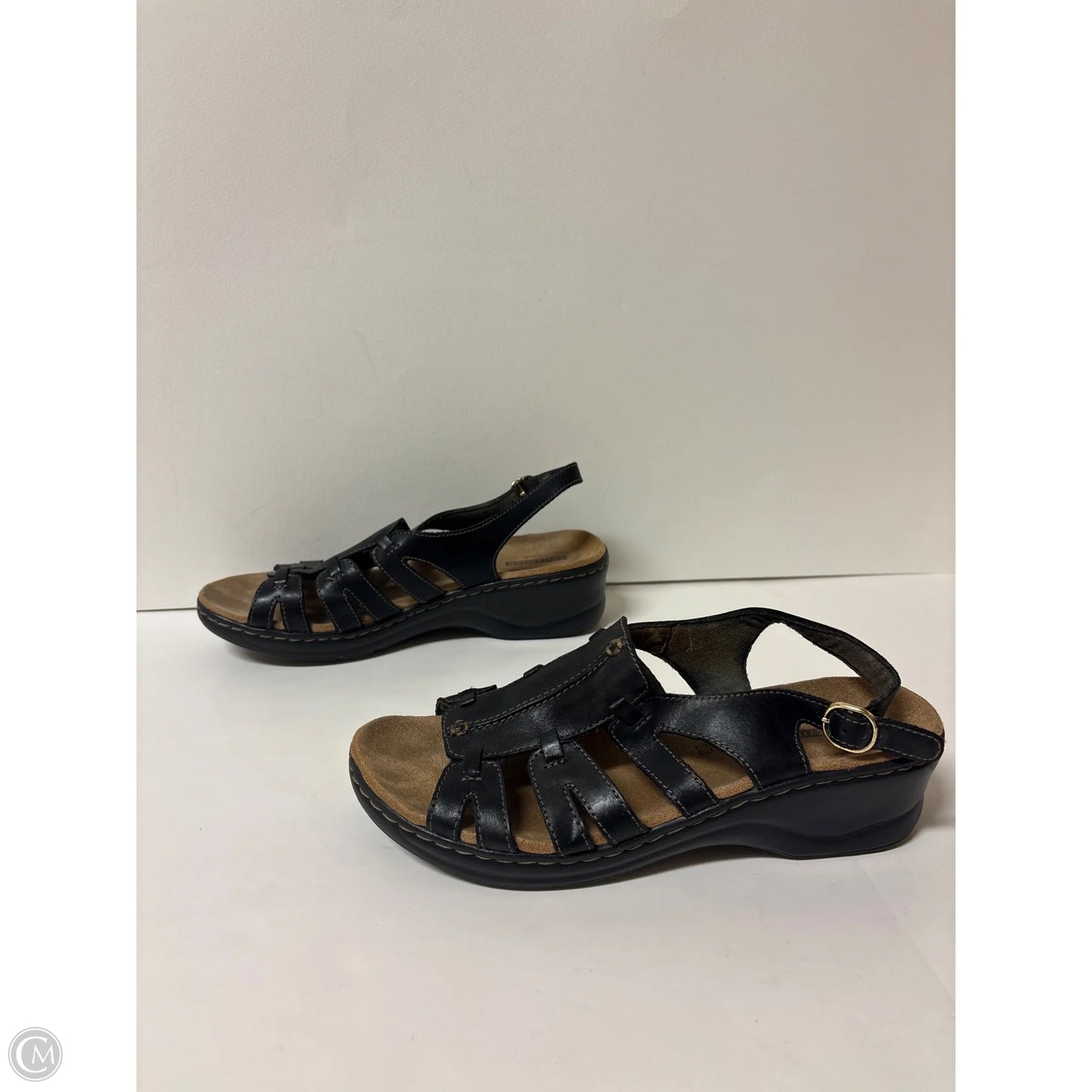 Shoes Heels Block By Clarks In Black, Size: 9