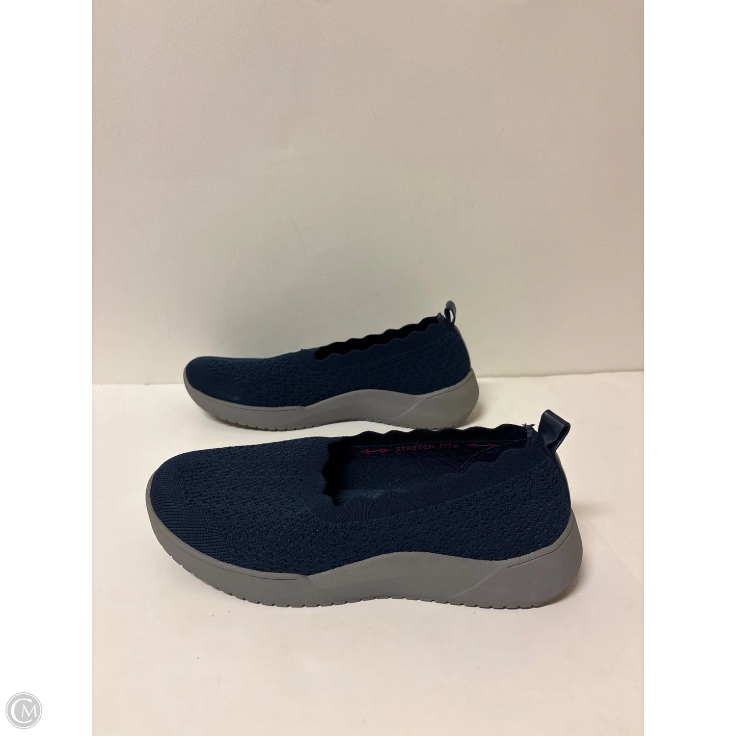 Shoes Athletic By Clarks In Navy, Size: 9