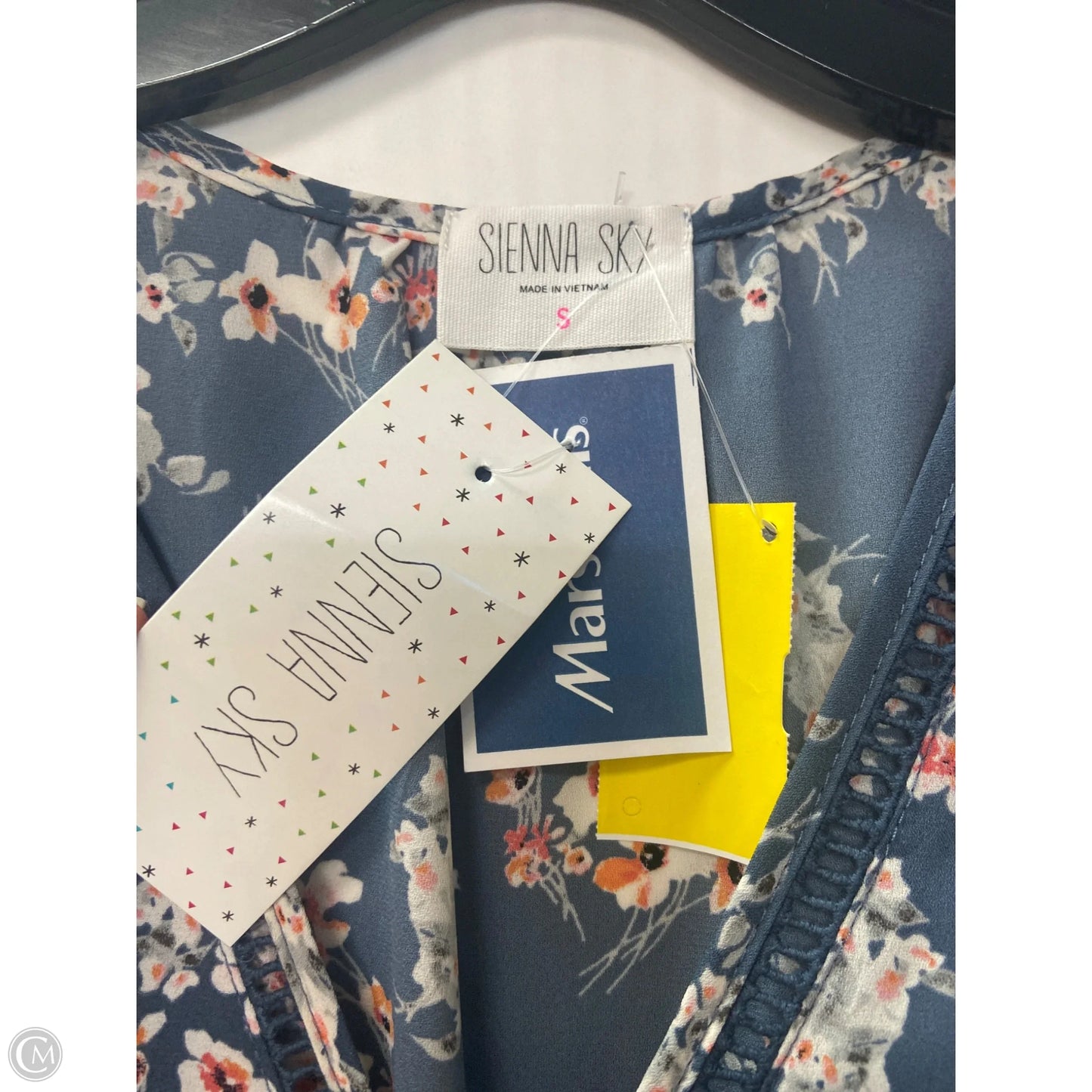 Top Short Sleeve By Sienna Sky In Blue, Size: S