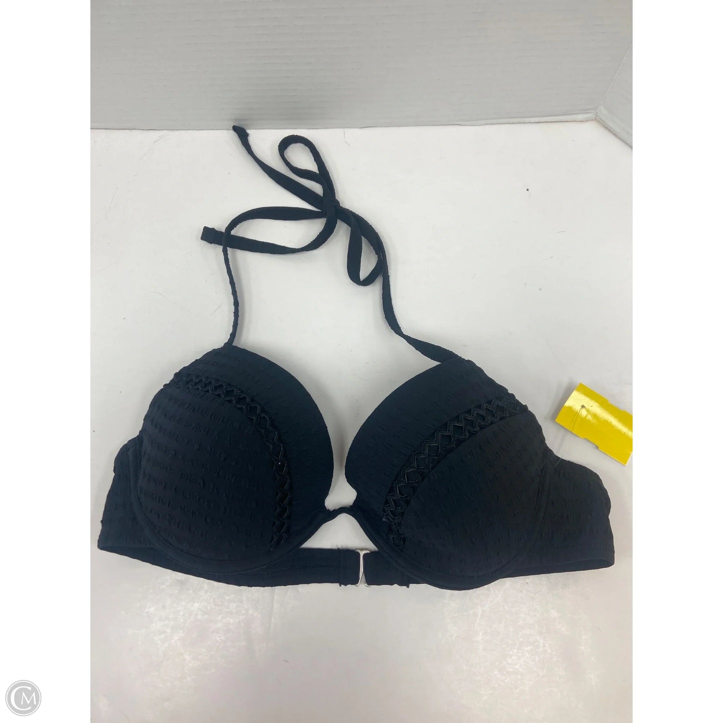 Swimsuit Top By Time And Tru In Black, Size: M