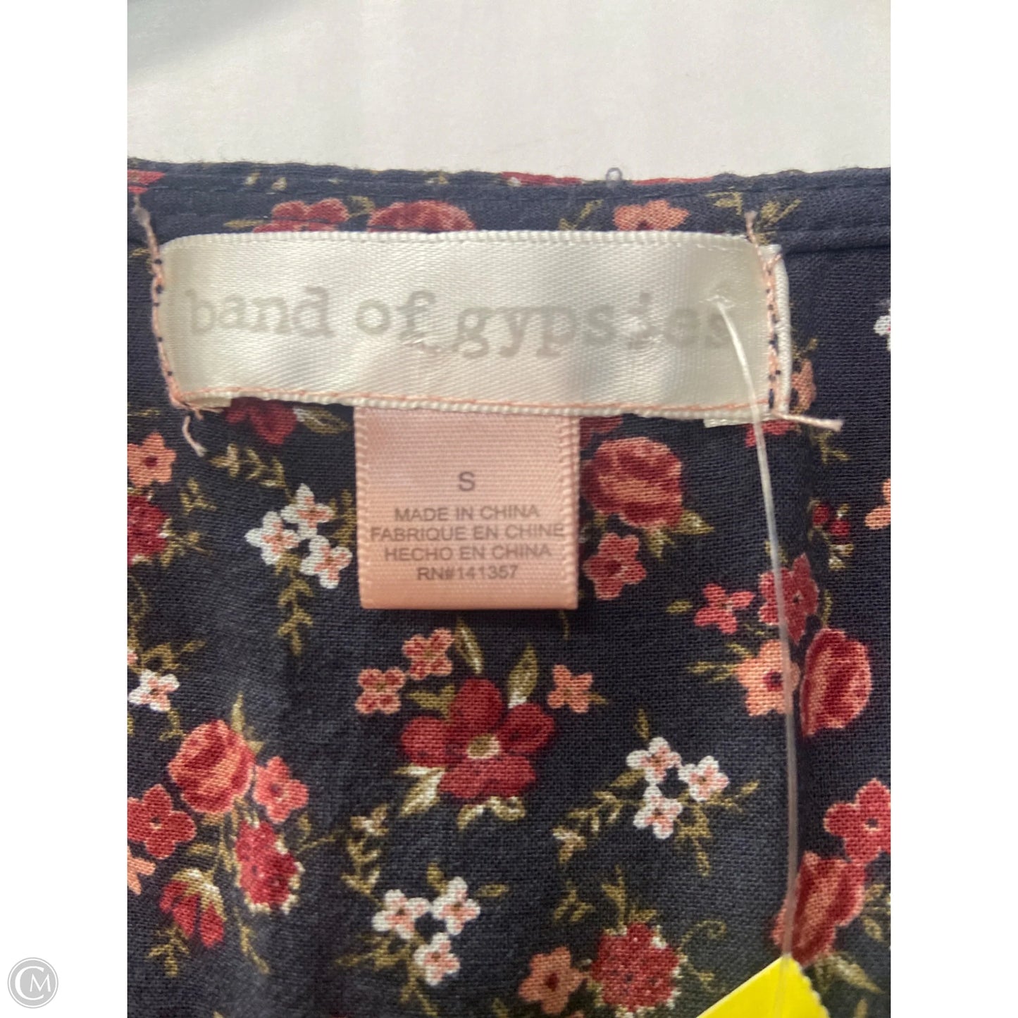 Top Long Sleeve By Band Of Gypsies In Navy, Size: S