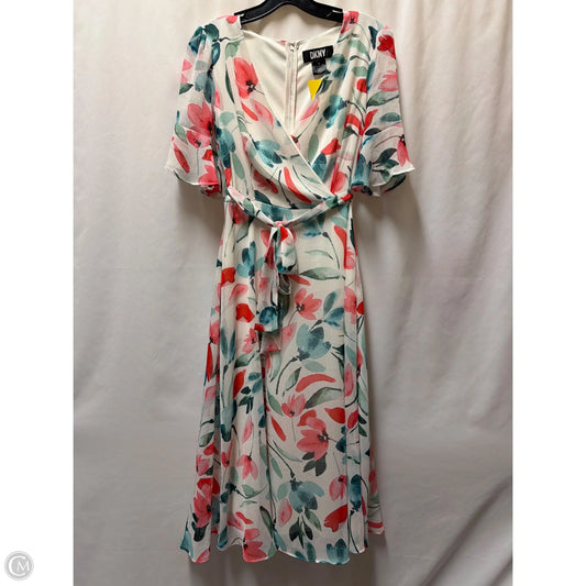 Dress Casual Maxi By Dkny In White, Size: S