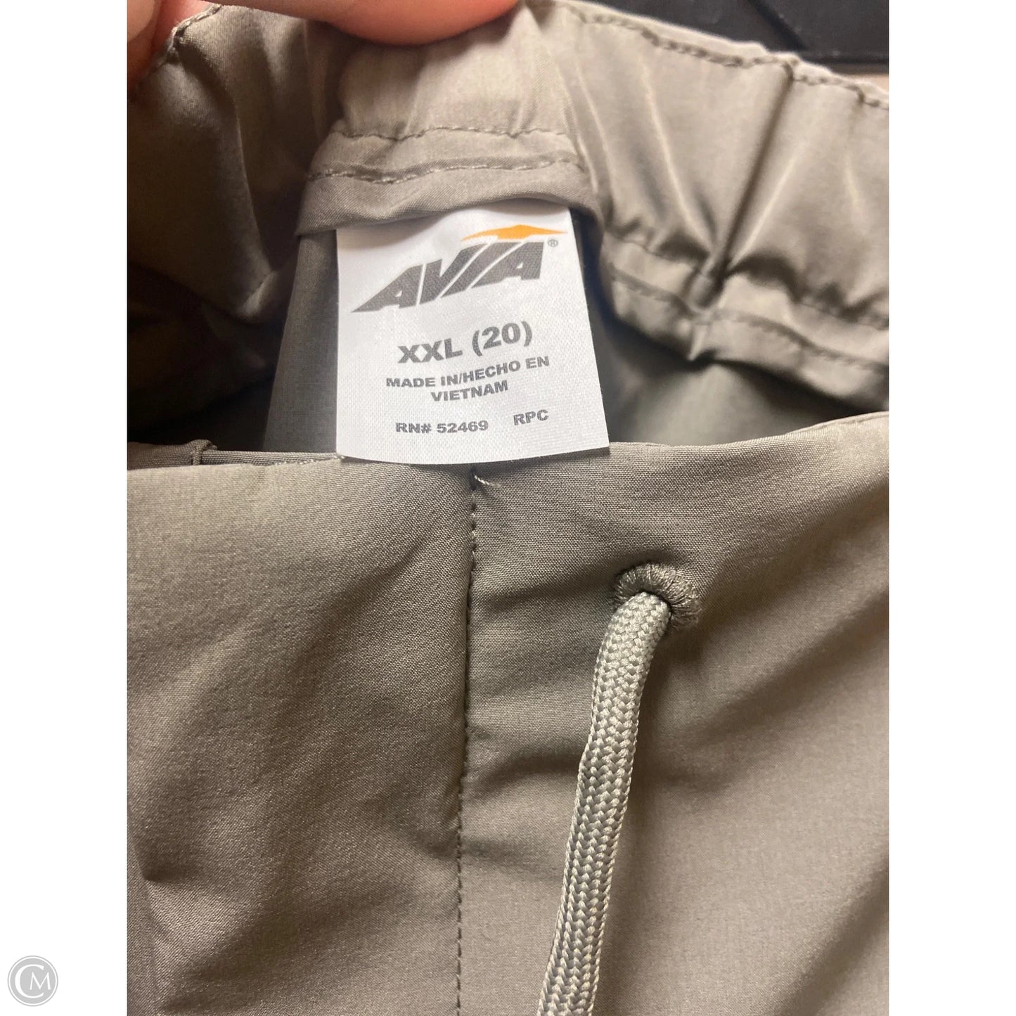 Pants Lounge By Avia In Taupe, Size: Xxl