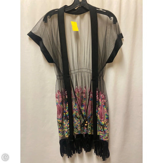 Swimwear Cover-up By Clothes Mentor In Black, Size: M