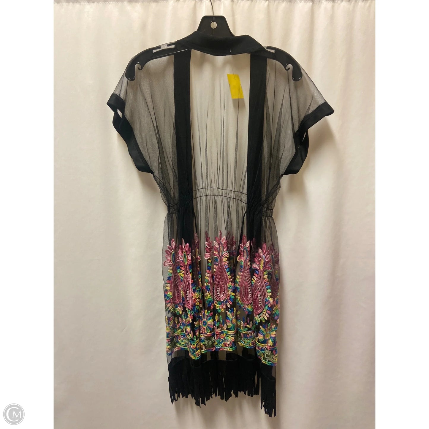 Swimwear Cover-up By Clothes Mentor In Black, Size: M