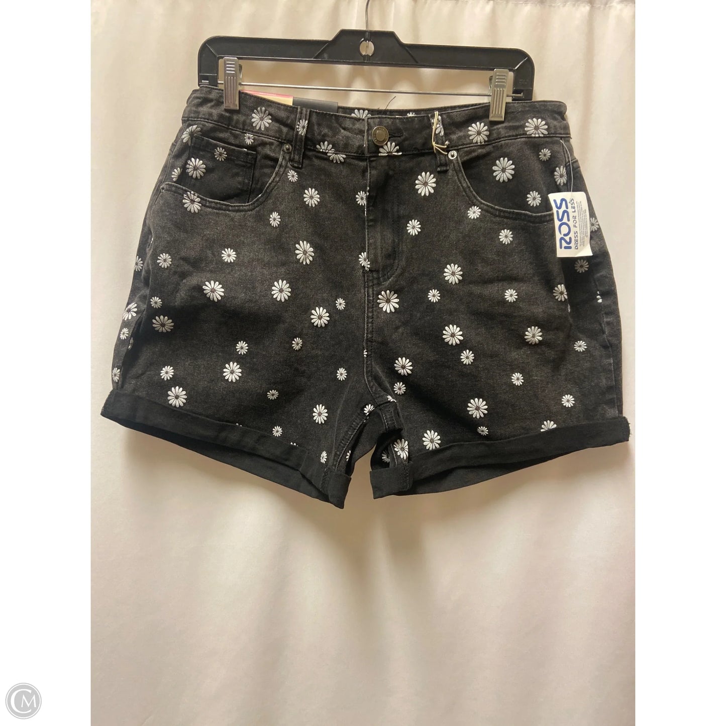 Shorts By Clothes Mentor In Black Denim, Size: 14