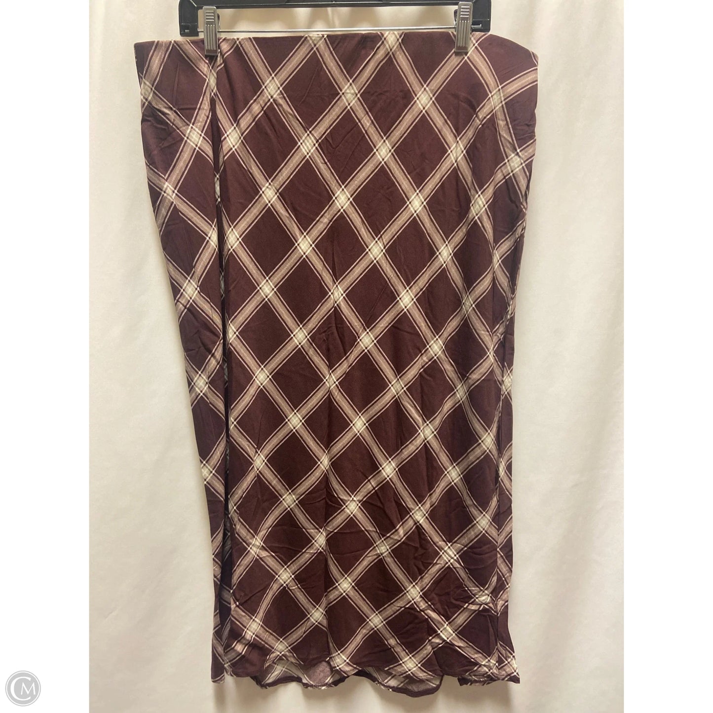 Skirt Midi By Torrid In Plaid Pattern, Size: 1x