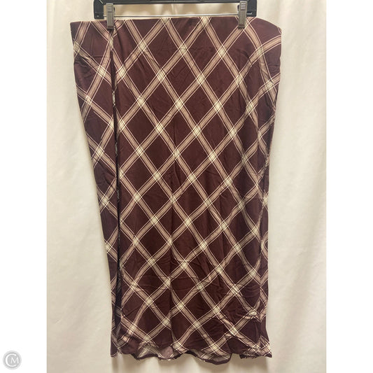 Skirt Midi By Torrid In Plaid Pattern, Size: 1x