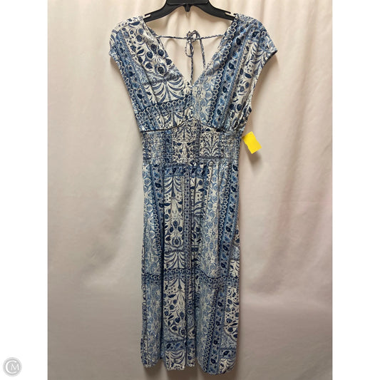 Dress Casual Midi By Old Navy In Blue, Size: Xs