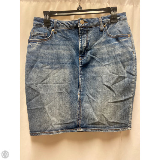 Skirt Mini & Short By Faded Glory In Blue Denim, Size: 10