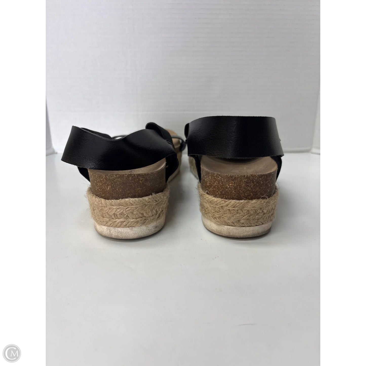 Sandals Flats By Big Buddha In Black, Size: 9
