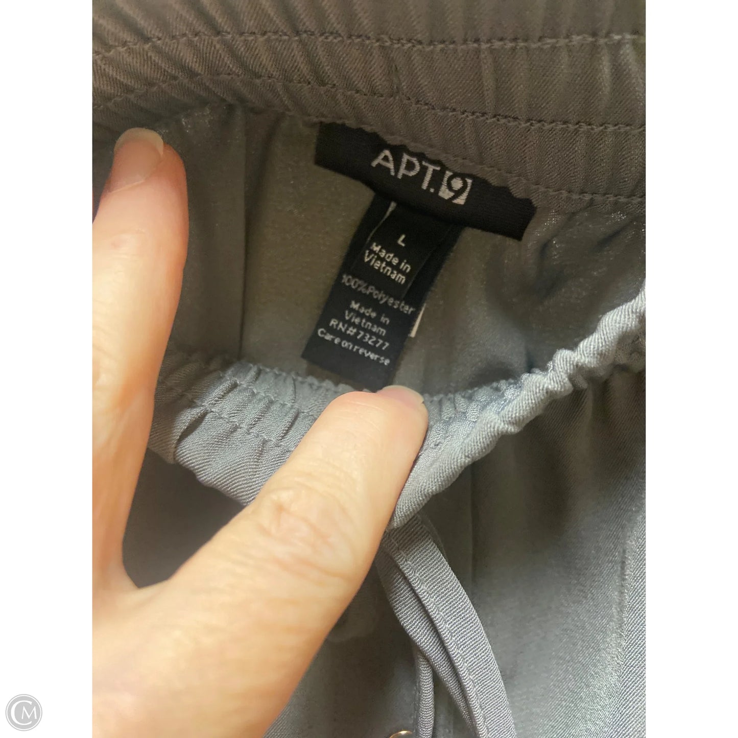 Skirt Midi By Apt 9 In Grey, Size: L