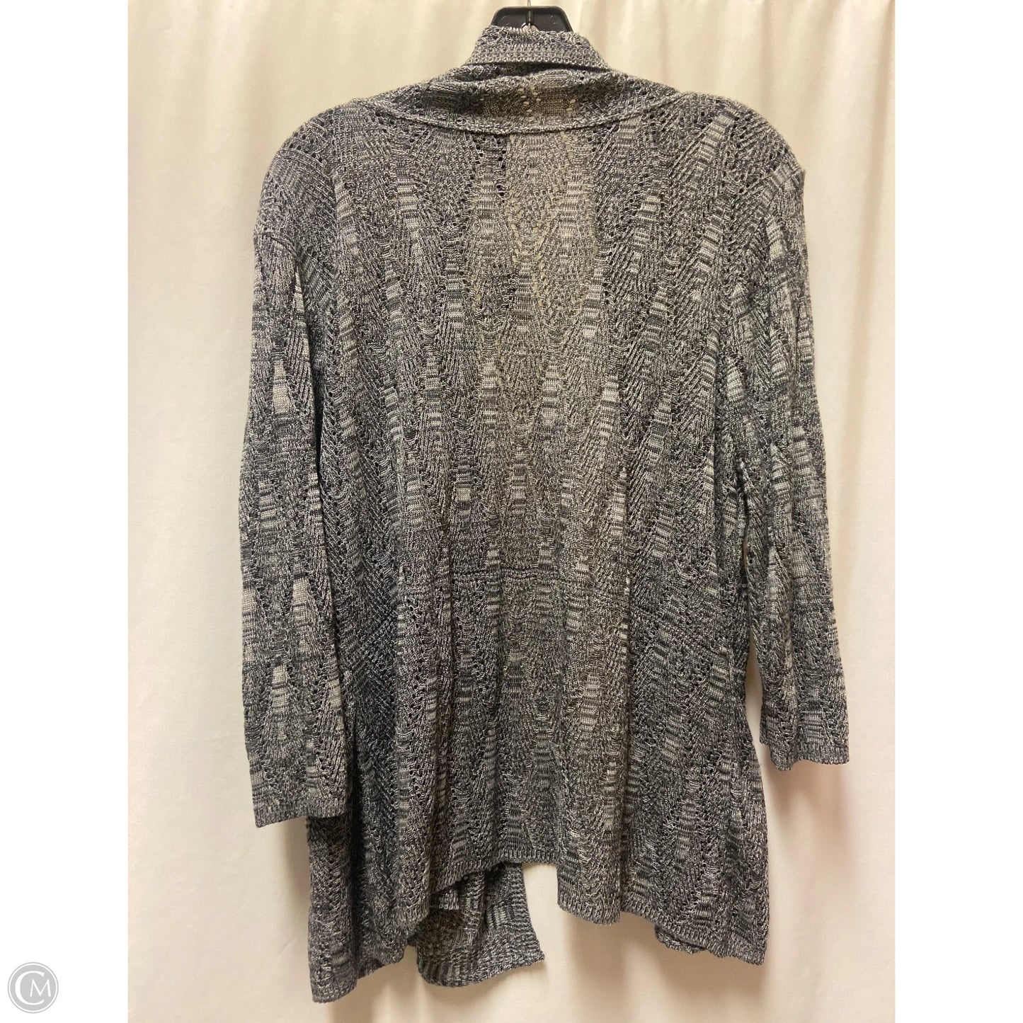 Cardigan By New Directions In Grey, Size: 1x