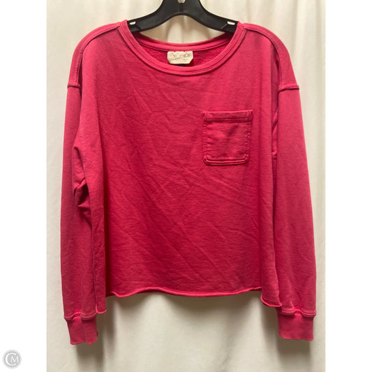Sweatshirt Crewneck By Universal Thread In Pink, Size: M