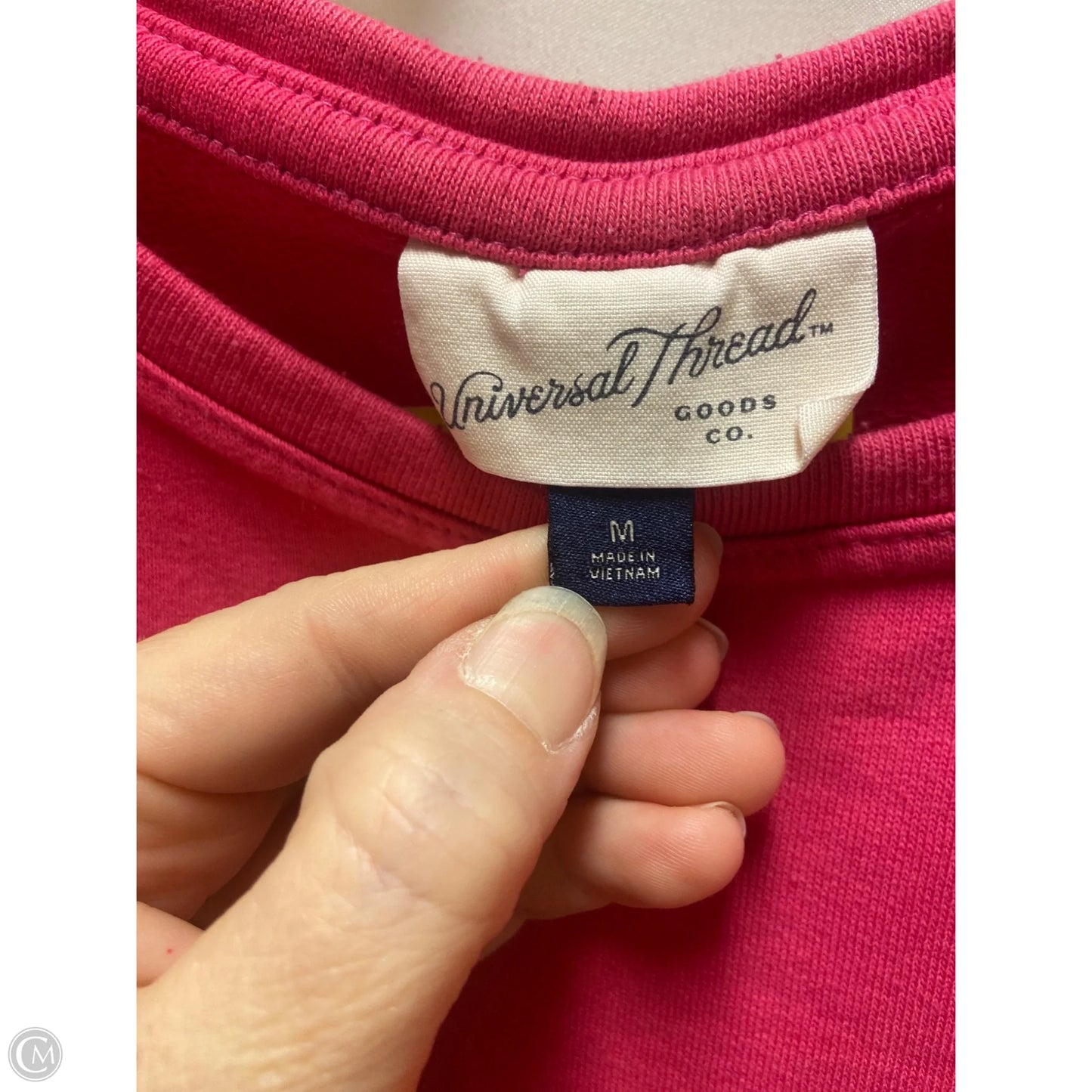 Sweatshirt Crewneck By Universal Thread In Pink, Size: M