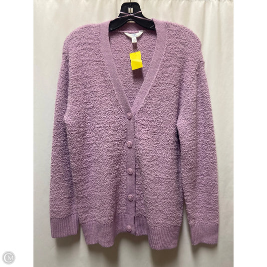 Cardigan By Time And Tru In Purple, Size: S