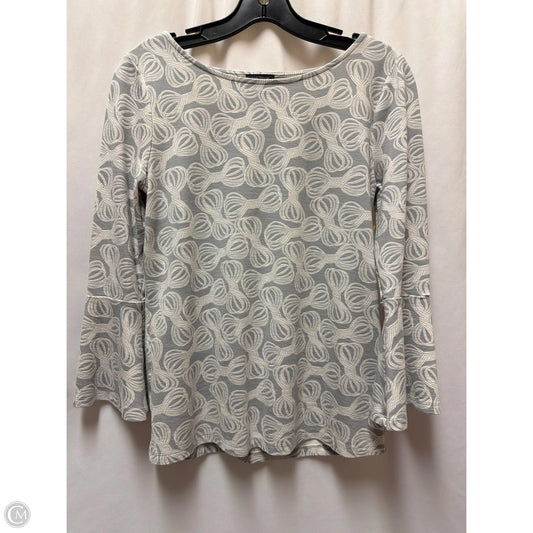 Top Long Sleeve By Ann Taylor In Grey, Size: S