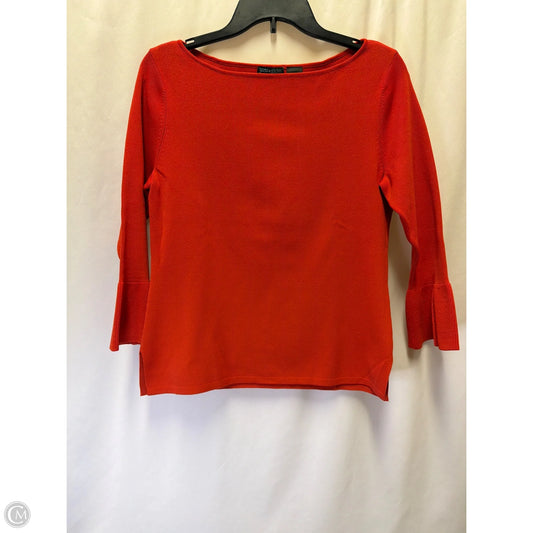Top Long Sleeve By Clothes Mentor In Orange, Size: S