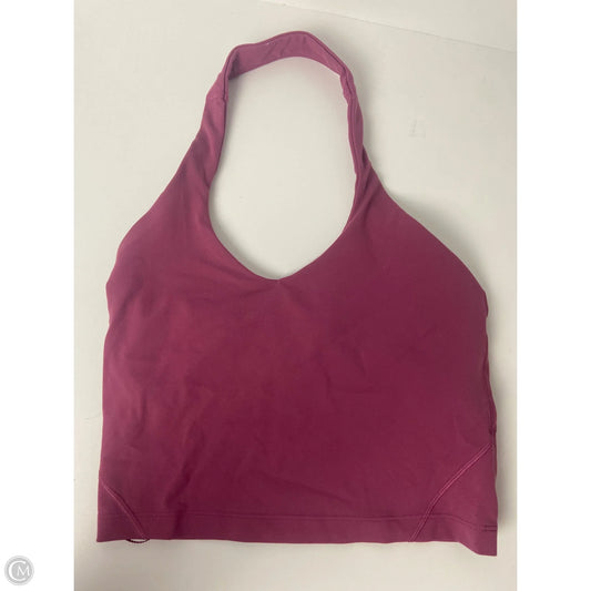 Athletic Tank Top By Lululemon In Pink, Size: 4