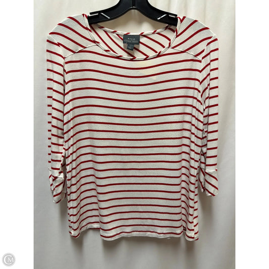 Top 3/4 Sleeve By Clothes Mentor In Red, Size: S