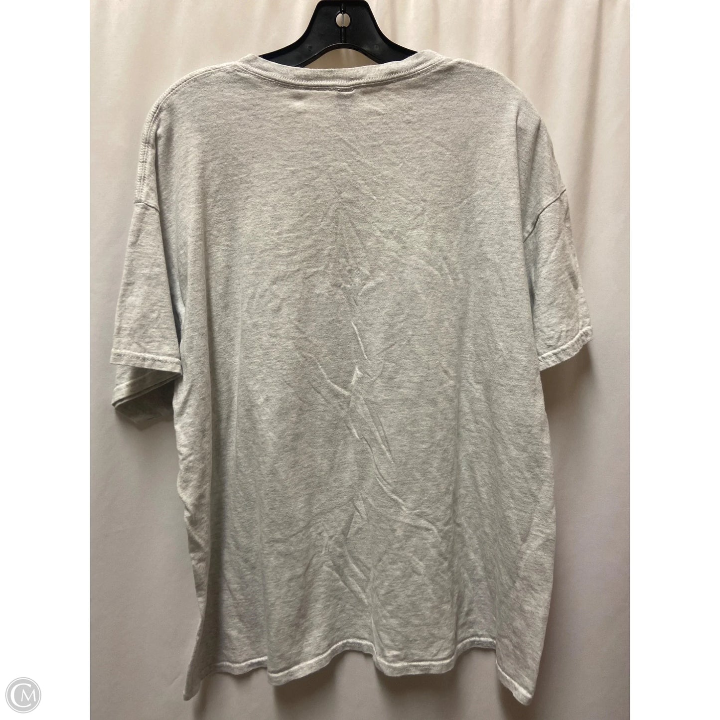 Top Short Sleeve By Gildan In Grey, Size: Xl