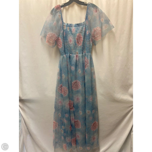 Dress Casual Maxi By Baltic Born In Blue, Size: Xl