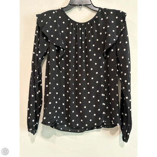 Top Long Sleeve By Gap In Black & White, Size: Xs