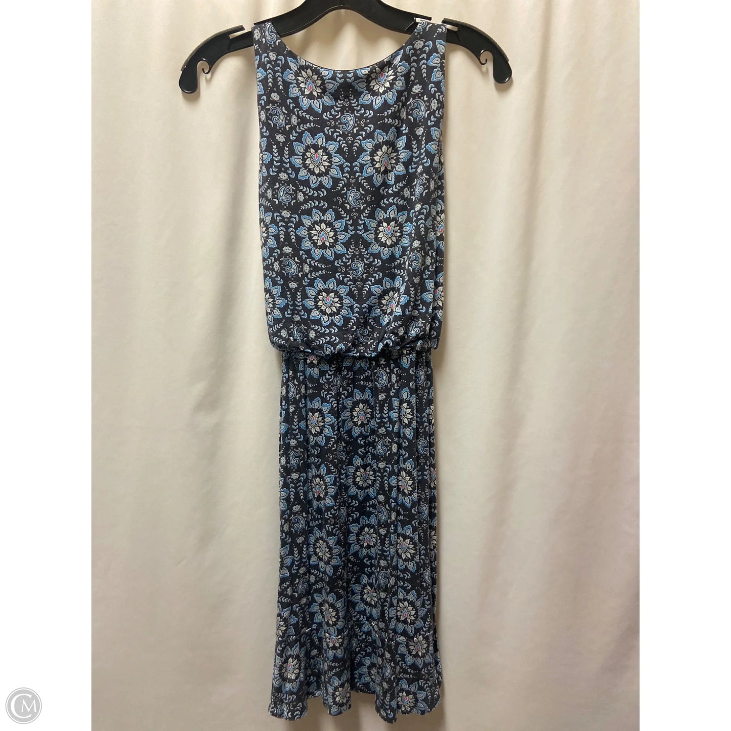 Dress Casual Midi By Loft In Blue, Size: Xs