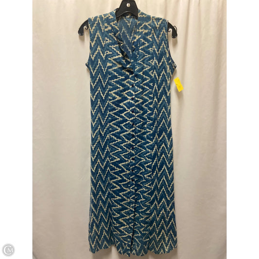 Dress Casual Midi By Clothes Mentor In Blue, Size: S