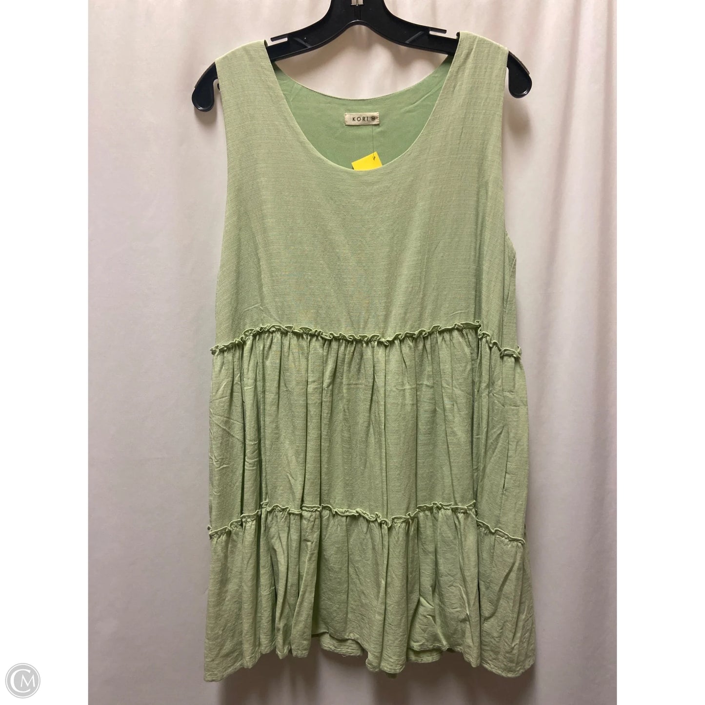 Dress Casual Midi By Clothes Mentor In Green, Size: M