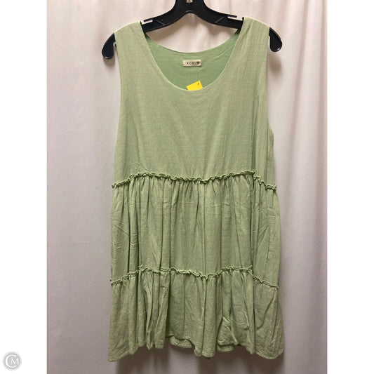 Dress Casual Midi By Clothes Mentor In Green, Size: M