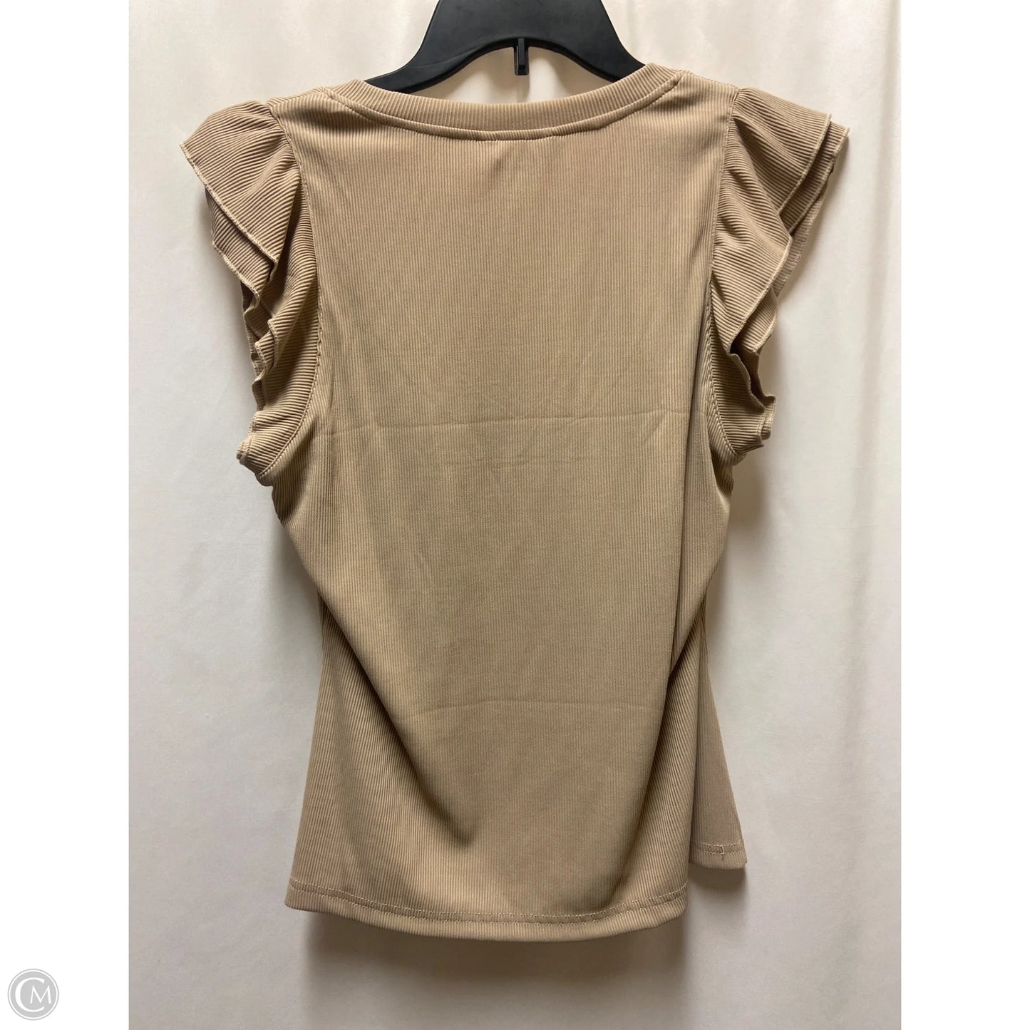 Top Sleeveless By Clothes Mentor In Brown, Size: M