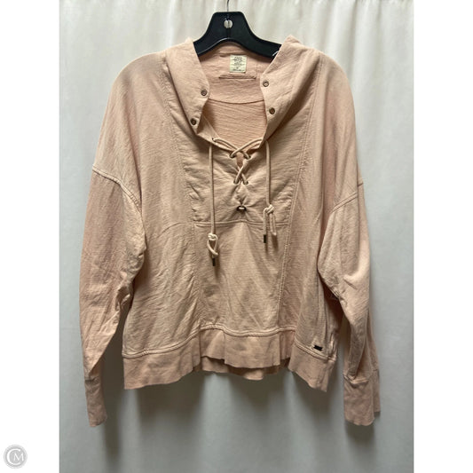 Top Long Sleeve By Good Hart In Pink, Size: Xl