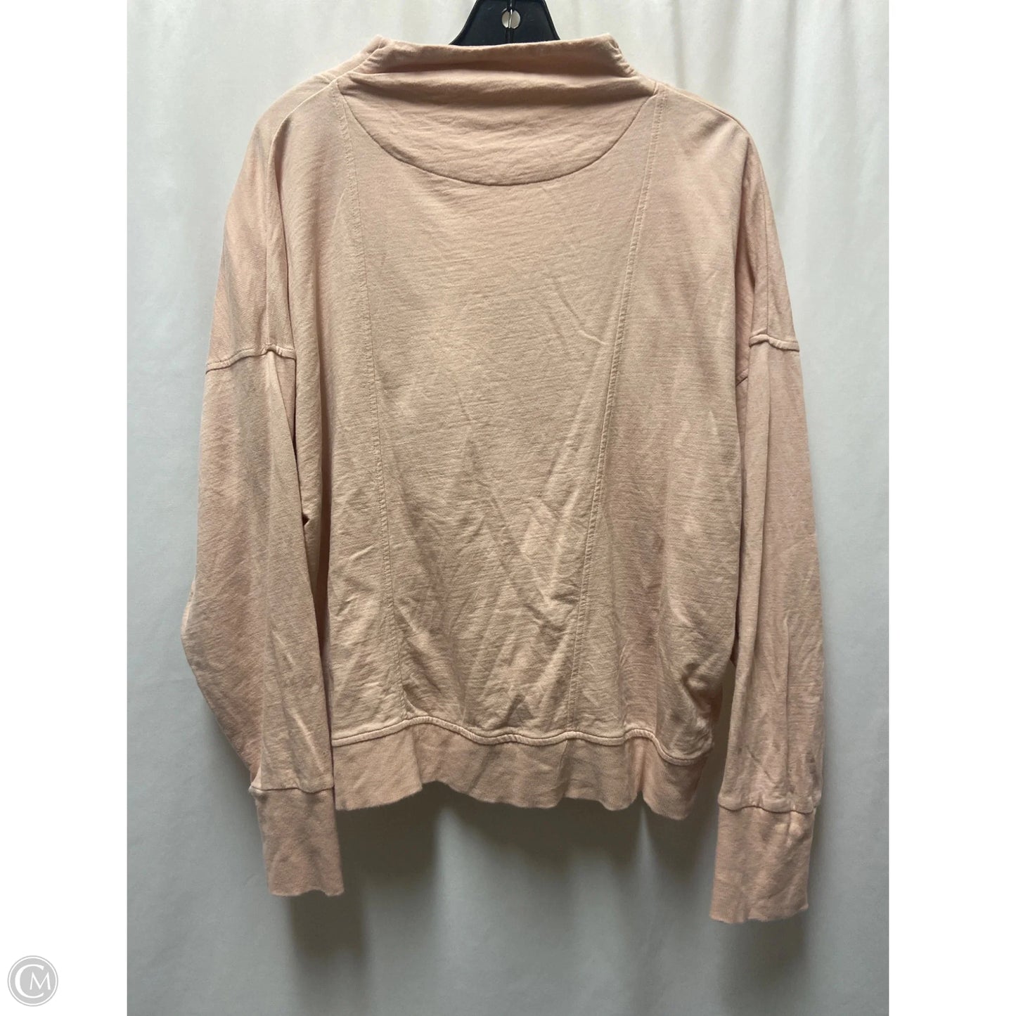 Top Long Sleeve By Good Hart In Pink, Size: Xl