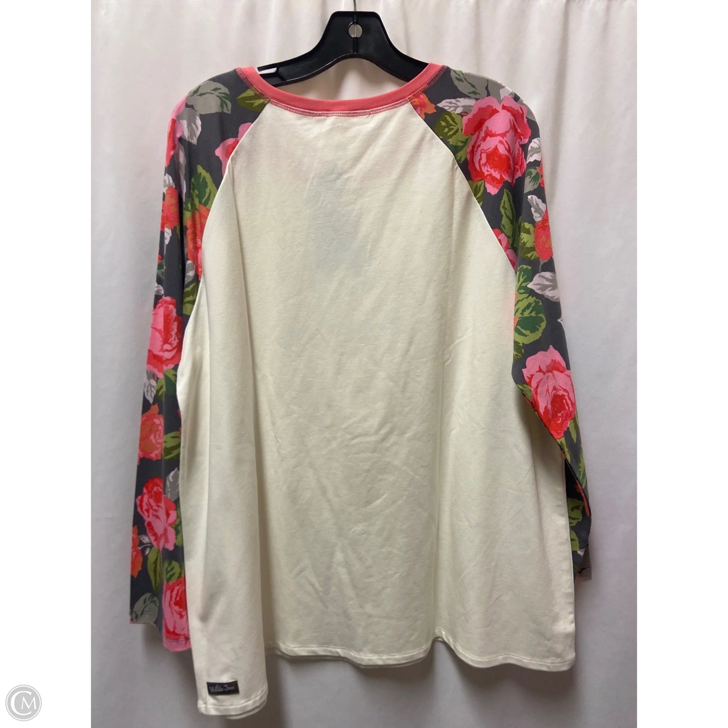 Top Long Sleeve By Matilda Jane In Cream, Size: Xxl