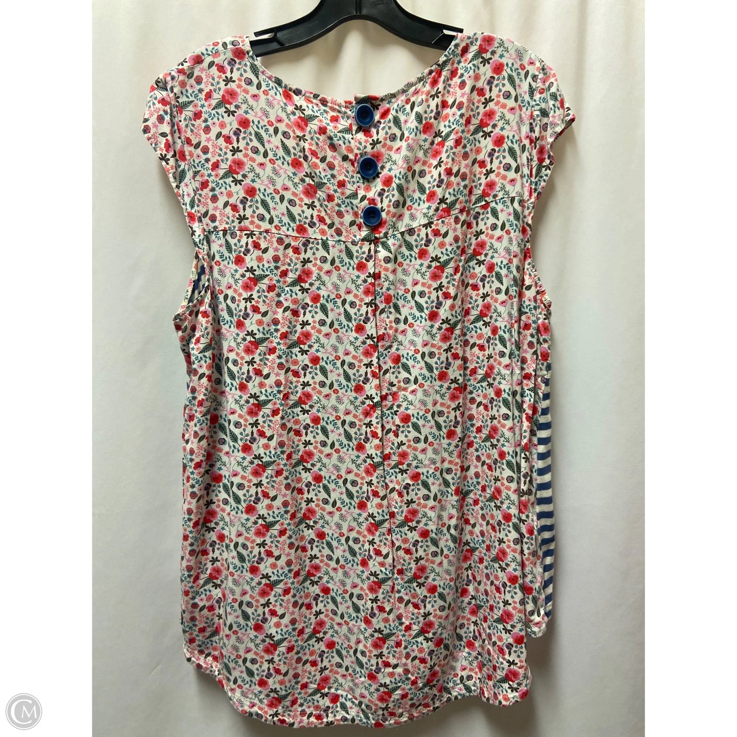 Top Sleeveless By Matilda Jane In White, Size: Xxl