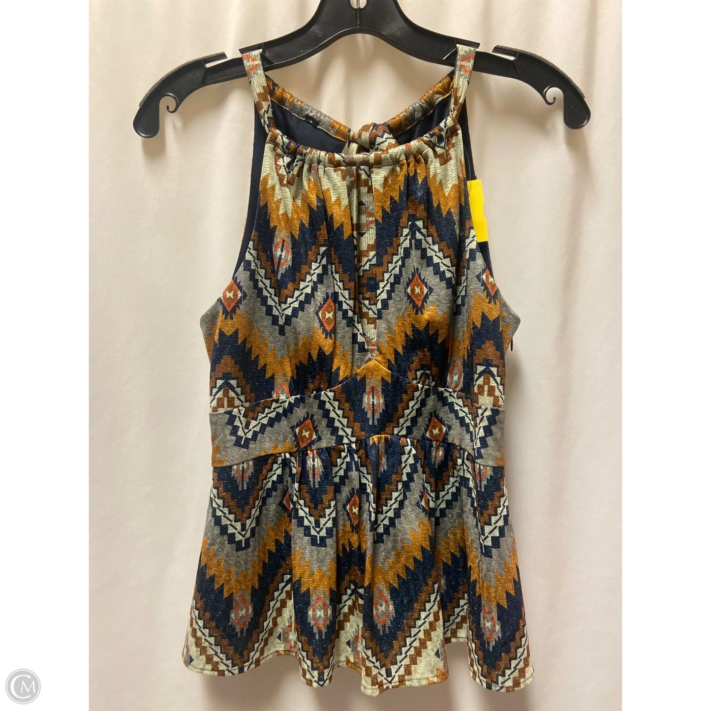 Top Sleeveless By Eva Franco In Navy, Size: S