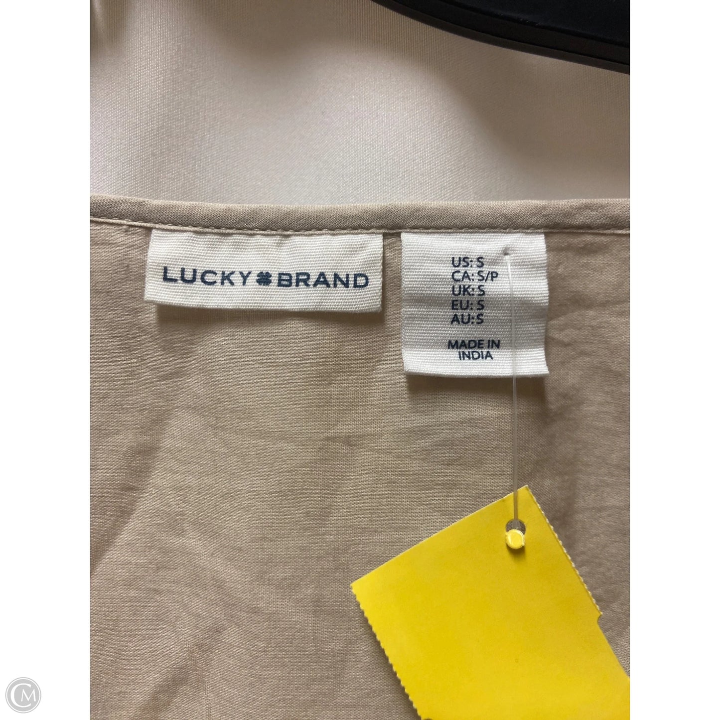 Dress Casual Maxi By Lucky Brand In Beige, Size: S