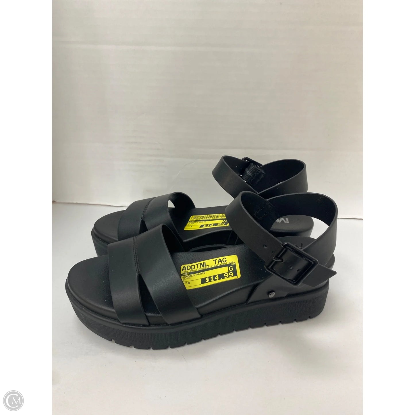 Sandals Flats By Mia In Black, Size: 8