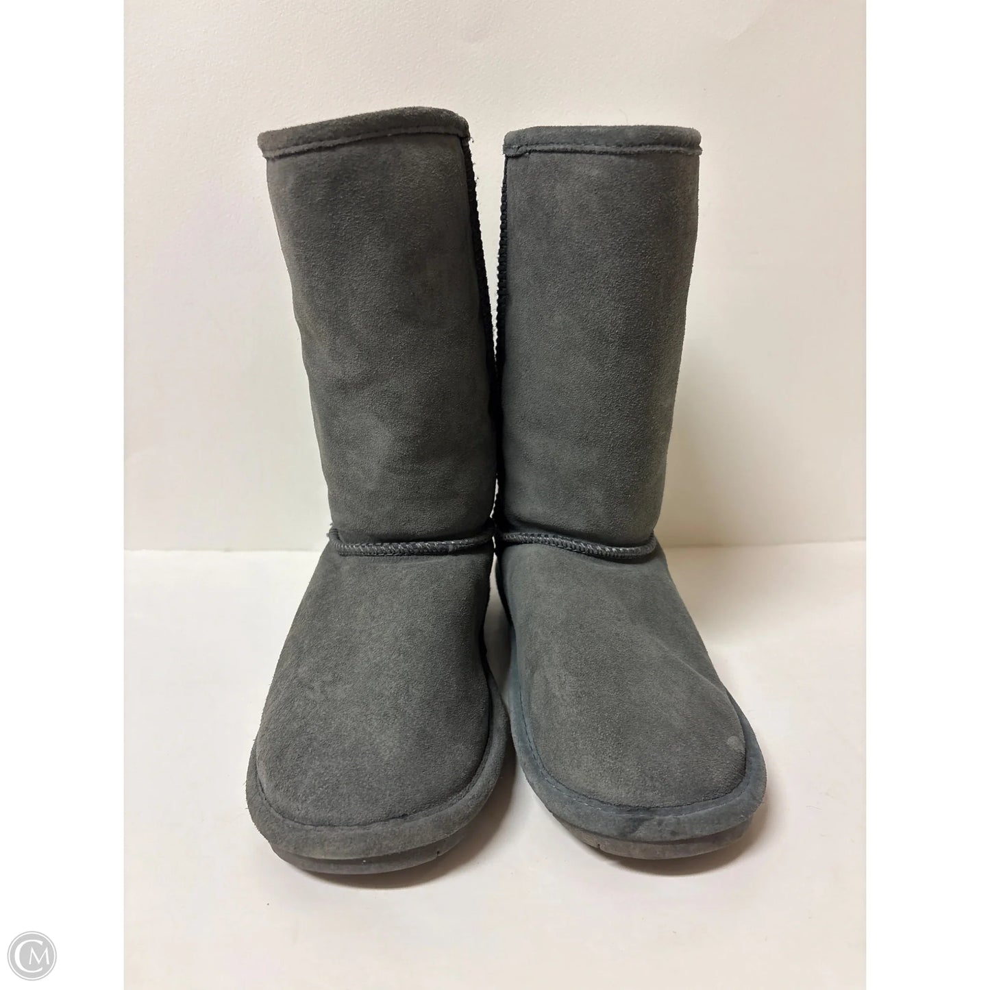 Boots Knee Flats By Bearpaw In Grey, Size: 9