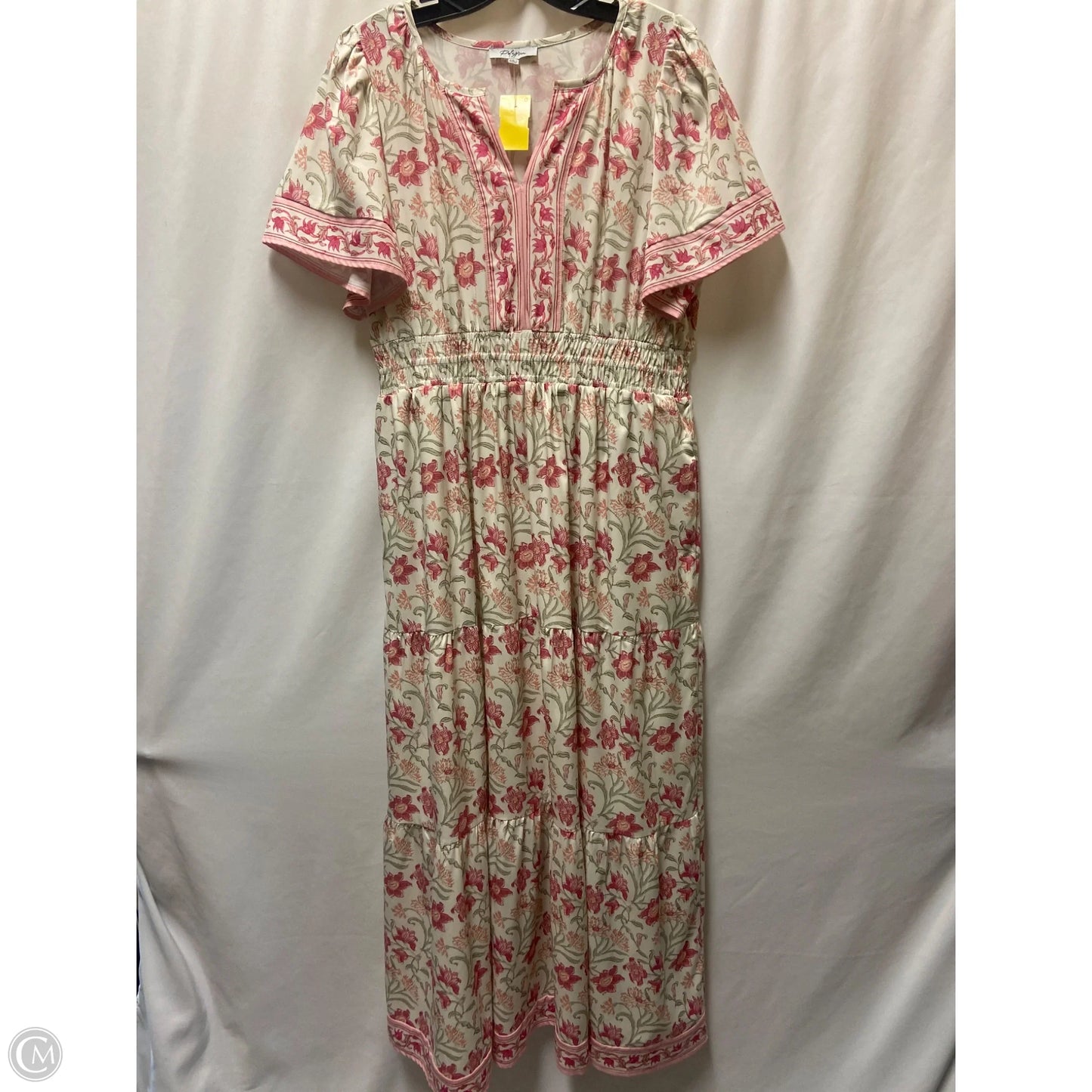 Dress Casual Maxi By Polagram In Pink, Size: L