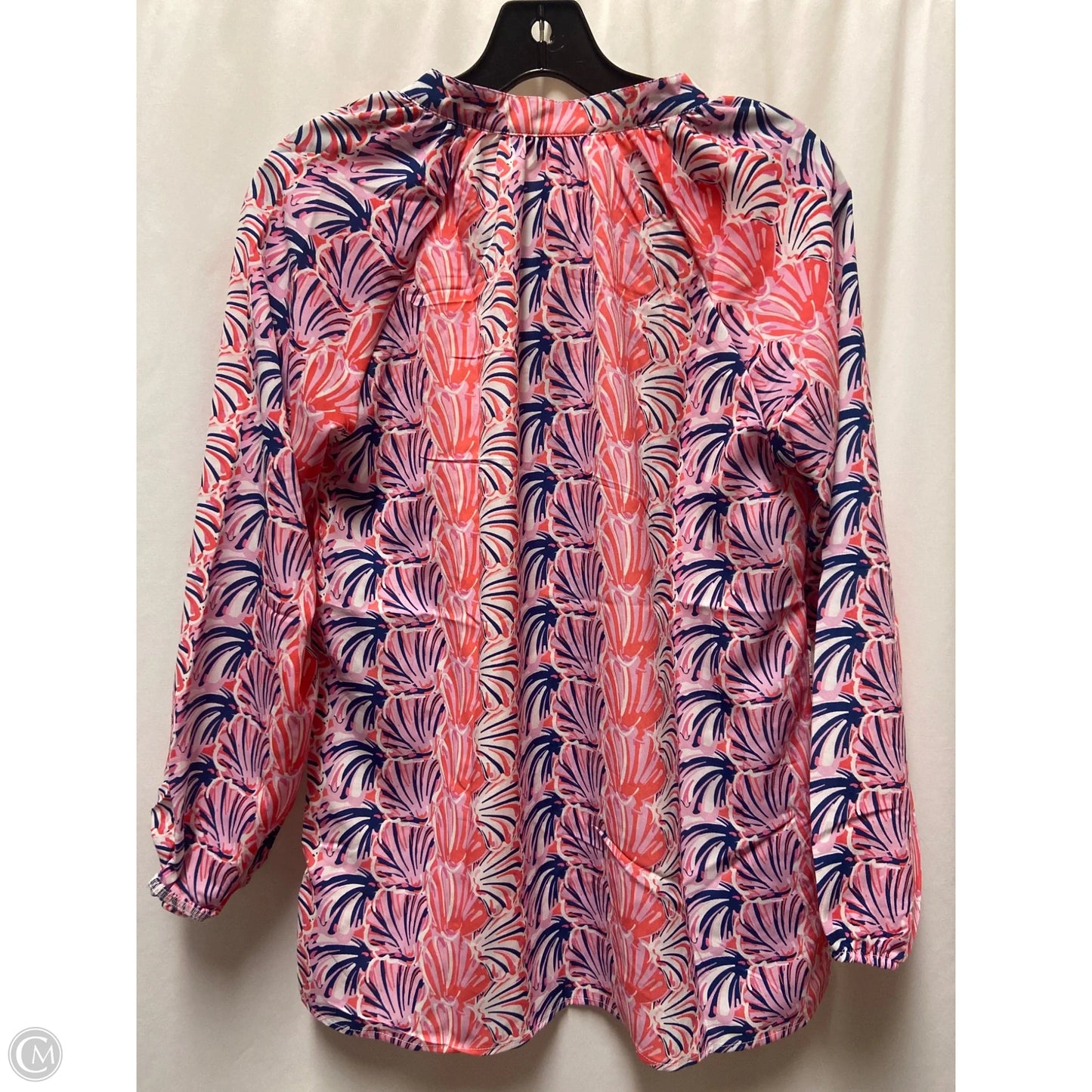 Top Long Sleeve By Simply Southern In Pink, Size: S