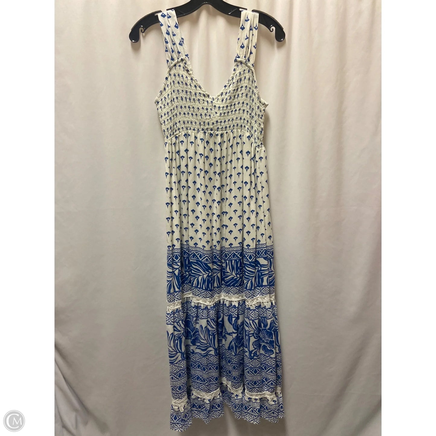 Dress Casual Maxi By Angie In Cream, Size: M